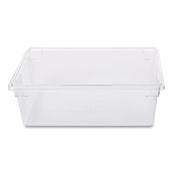 Rubbermaid Commercial Food/Tote Boxes, 12 1/2gal, 26w x 18d x 9h, Clear FG330000CLR - main